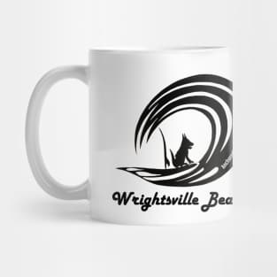 Wrightsville Beach NC Wave Dog Mug